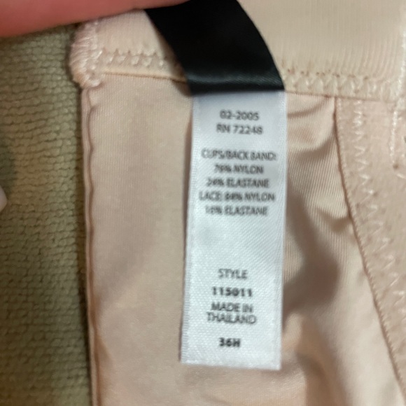 NWOT Paramour Bra Lace Back - Picture 4 of 4